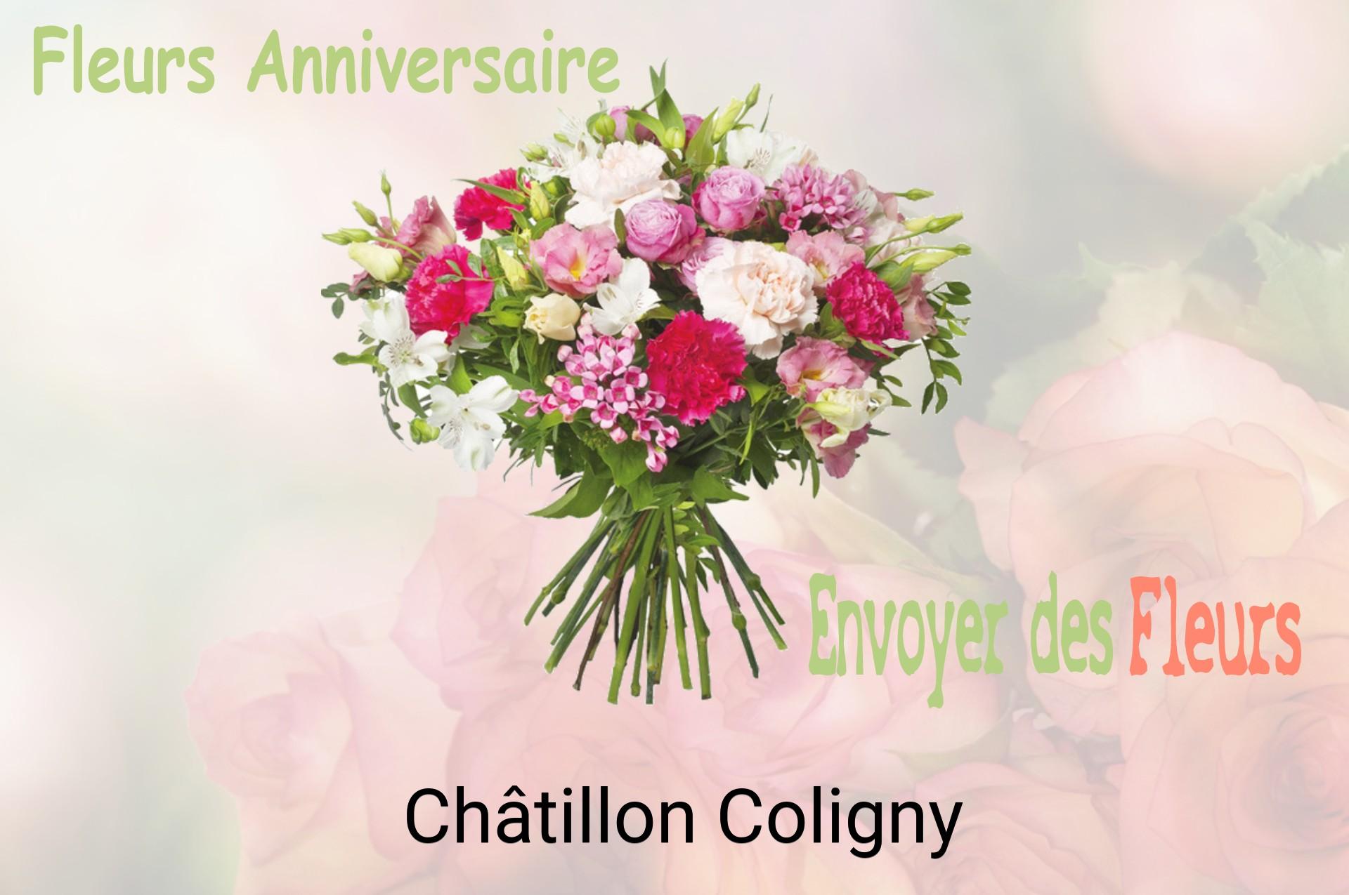 Bouquet de fleurs d’anniversaire livré à Châtillon-Coligny